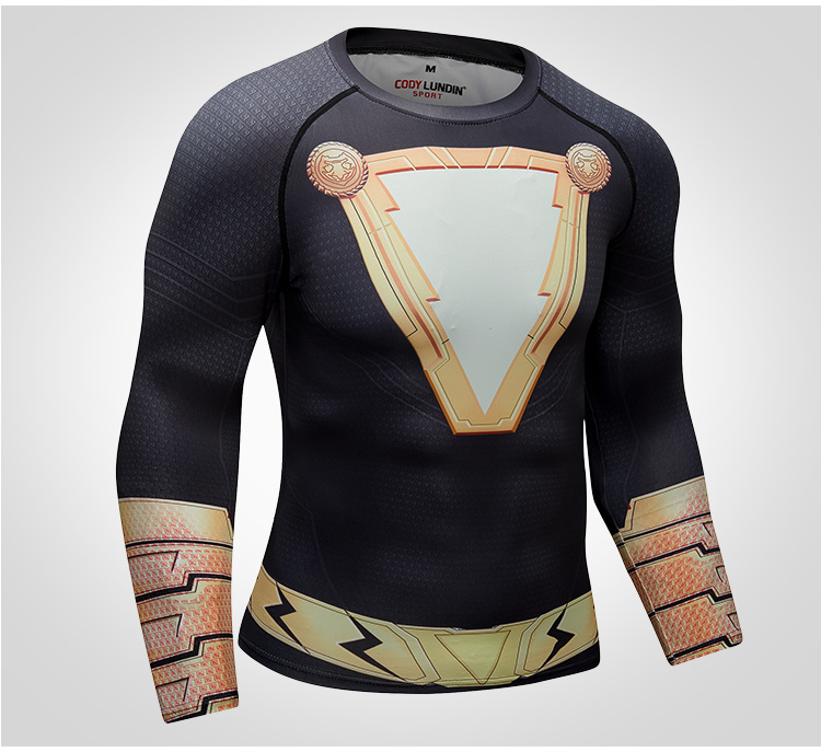 Cody Lundin Long Sleeve Soft Track Suits 2021 Compression Clothing Men's Sportwear Suit Gym Man Black T Shirt Sport Men Sportswear Custom Track Suit Men