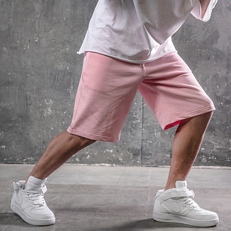 High Quality Cotton Jogger Short Pants Custom Sports Wear Men Plain Grey Fitness Running Workout Sweat Shorts