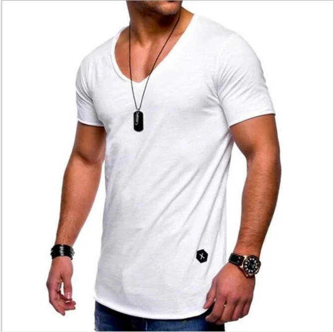 Wholesale Fashion Top Fitness Gym Workout Men's Muscle Running Shirt Sports T Shirts