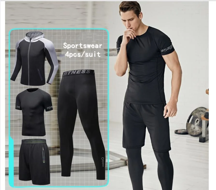 Men's Quick-Drying Clothes Basketball Suit Running Training Sportswear Apparel Yoga