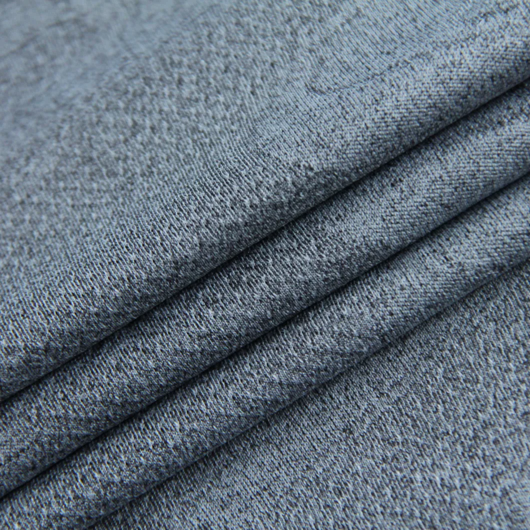 Anti-Bacterial Mesh Jacquard Plain Weft Knitting Fabric for Garment/Yoga Wear/Leggings/Sports