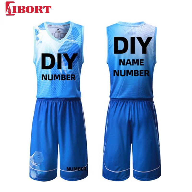 Aibort 2020 Custom Basketball Uniform Design College Basketball Uniform (J-BSK034 (3))