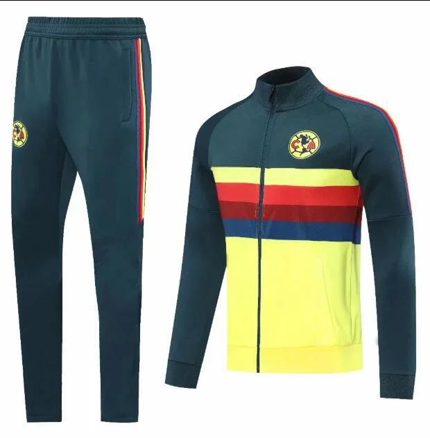 Club Team Soccer Jersey Soccer Uniform Full Zipper Football Training Jacket Tracksuit Football Uniforms