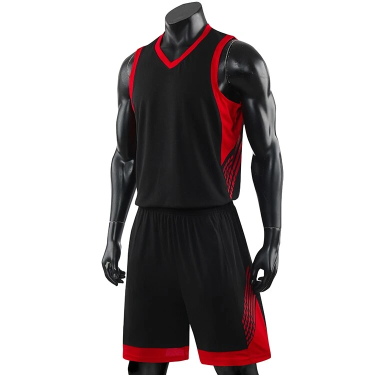 Newest Wholesale Basketball Team Uniform Customized Design Basketball Uniform Set