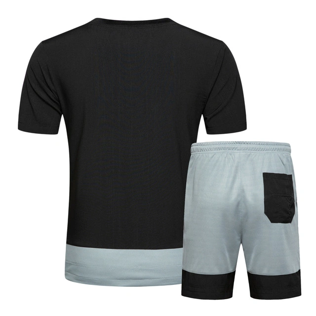 Wholesale Sports Suit Plain Shorts Tracksuits Sets Summer Two Piece Men Casual Sweatsuit