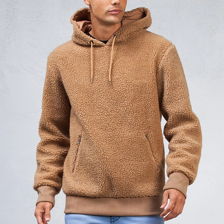 Men Clothing Manufacturers Sports Jogging Wear Sherpa Fleece Fleece Hoodies Pullover