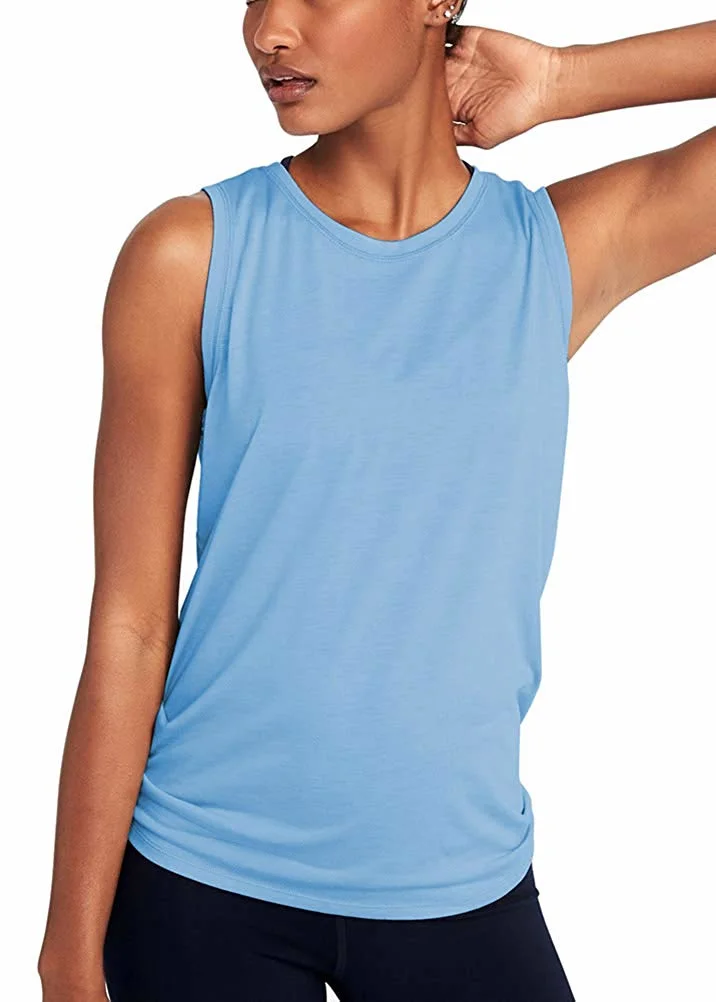 Wholesale Custom Blank 100 Cotton Plain Womens Clothing Sexy Crop Running Workout Active Gym Tank Tops
