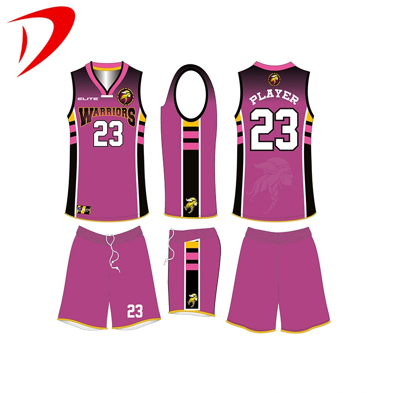 Basketball Jersey Wear College Training Team Sublimation Custom Wear Basketball Women