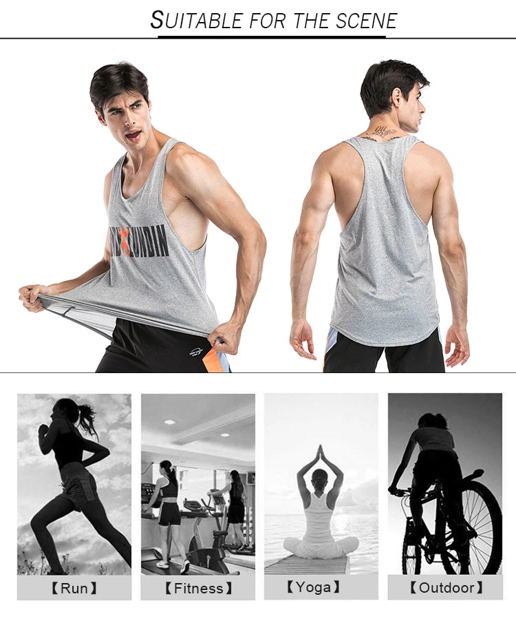 Cody Lundin High Quality Quick Dry Workout Fitness Vest Mens Stretch Gym Tank Tops