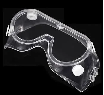 Anti-Splash Safety Fully Enclosed Safety Glasses Indirect Vented PVC Frame Protective Goggles