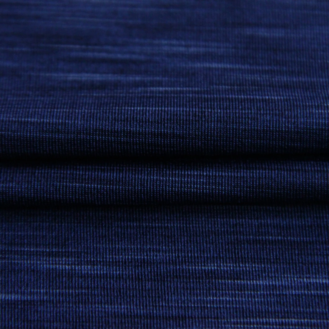 170GSM Yarn Dyed Jersey Fabric with Polyester Elastic Weft Knitted for Sportswear/Leggings/Yoga Wear/T-Shirt/Fitness
