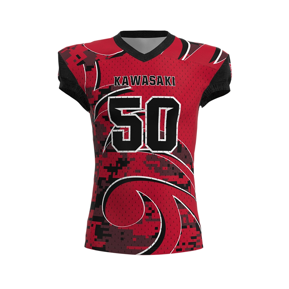 Fashion Custom Made Sublimation Team Uniform American Football Jersey Set with Your Own Name