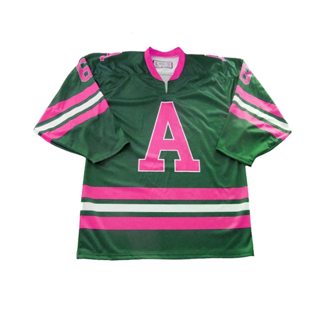 Ice Hockey Jersey Game American Anaheim Ducks Green Sublimation High Quality Custom Youth Hockey Wear
