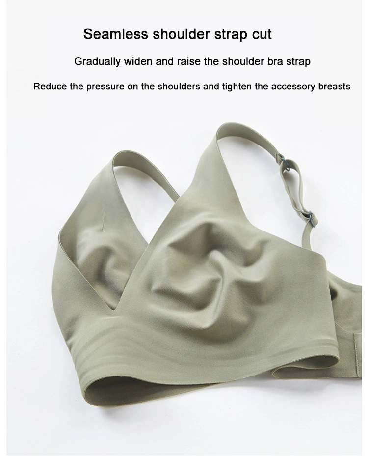 New Style Super Comfort Support Bra Seamless Jelly Bra Underwear Cheap Ladies Bra Manufacturer