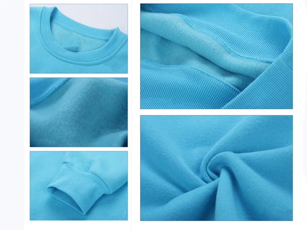 Wholesale Custom Crop Print Logo Hoodie Oversized Couple Pullover Polyester Blank Fitness Hoodie Men/Women