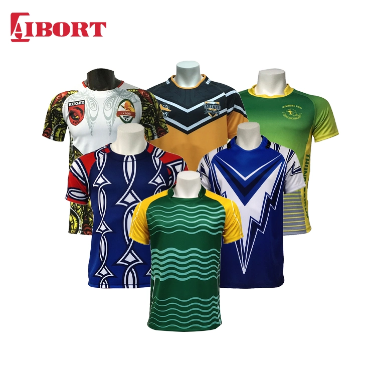 Aibort 2020 New Design Sublimation Rugby Jersey for Team Wear