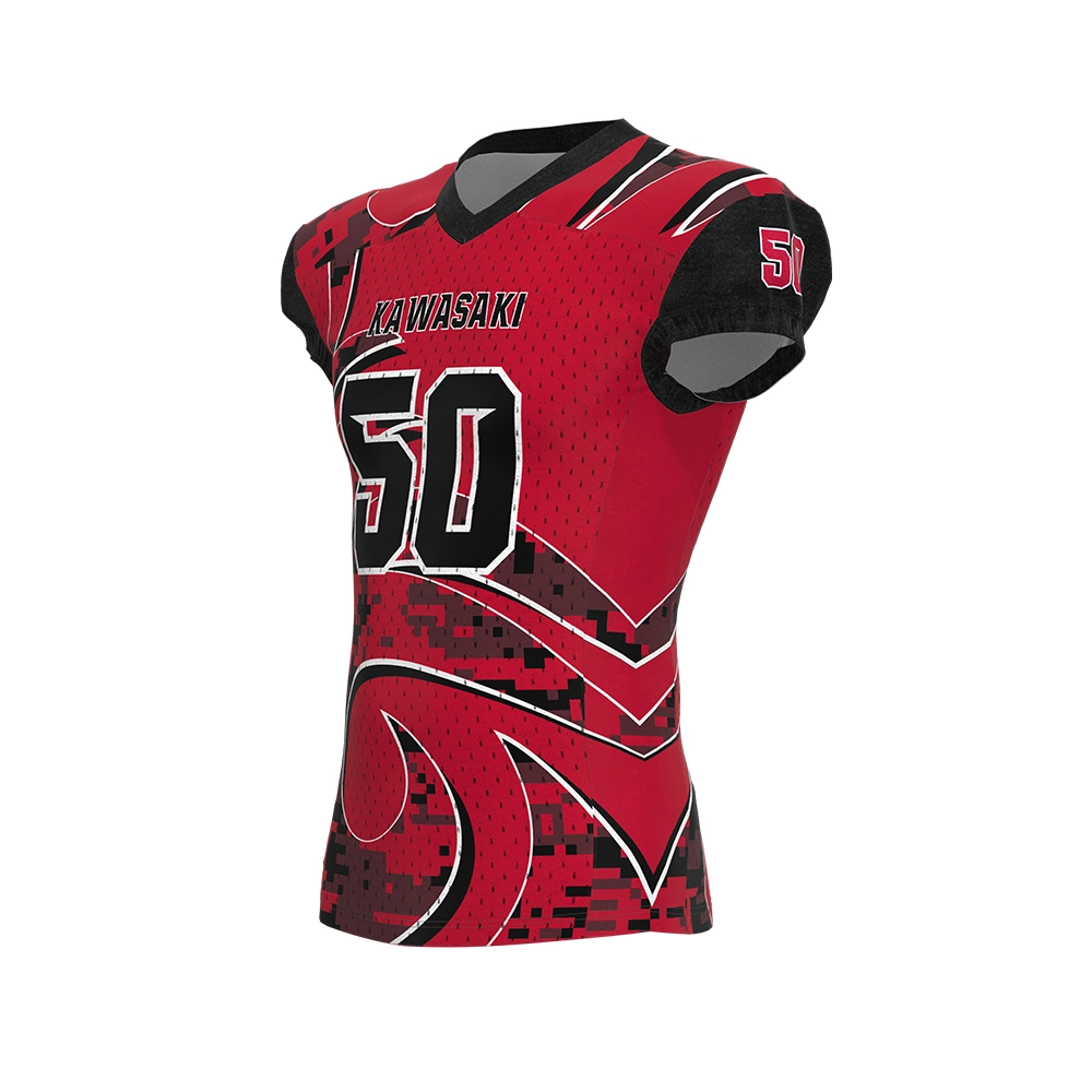 Fashion Custom Made Sublimation Team Uniform American Football Jersey Set with Your Own Name