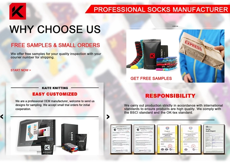 2020 Hot Sale Funky Knee High Socks Funky Knee Socks Socks Manufacturer