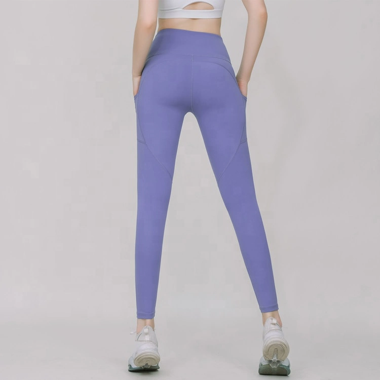 New Design Fitness Apparel Private Label Yoga Pants Nylon Stretch Women Compression Tights Heart Shape Butt Lift Yoga Leggings