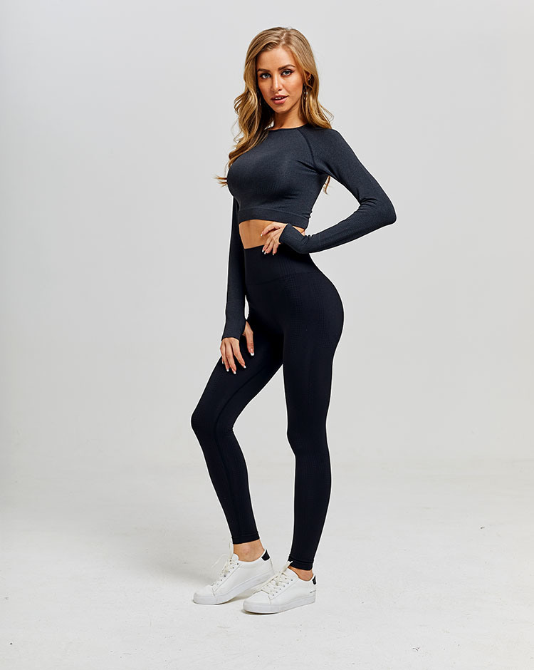High Quality Women Fitness Seamless Sport Wear and Leggings, Workout Clothing Set, Yoga Gym Wear Suit
