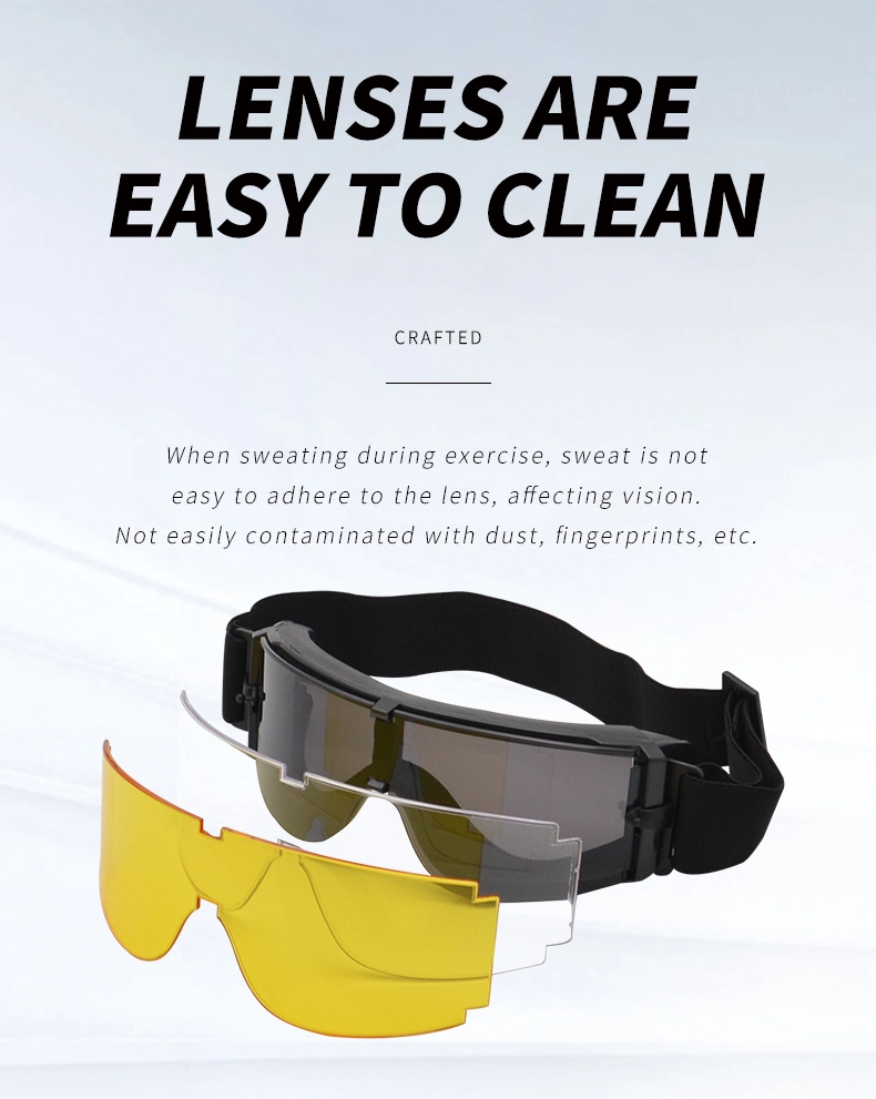 Protective Glasses Tactical Goggles Dustproof/Windproof/Anti-Fog Glasses