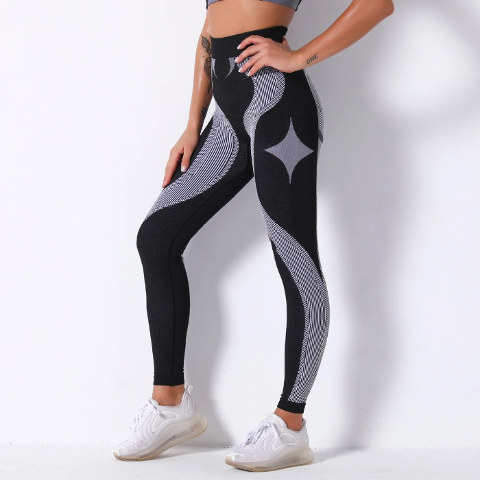 Women Gym Yoga Seamless Pants Sports Clothes Stretchy High Waist Athletic Exercise Fitness Pants Activewear Leggings