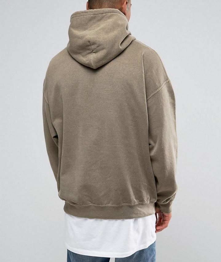 Custom Streetwear Brand Fashion Men Oversized Hoodies Sweatshirts Blank Surface Stone Wash Hoodies