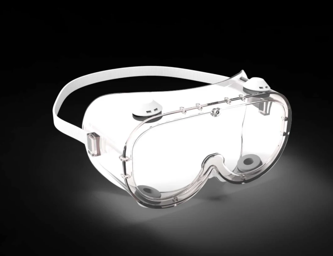 Protective Safety Glass Goggle with Valve Anti-Fog Medical Safety Goggles