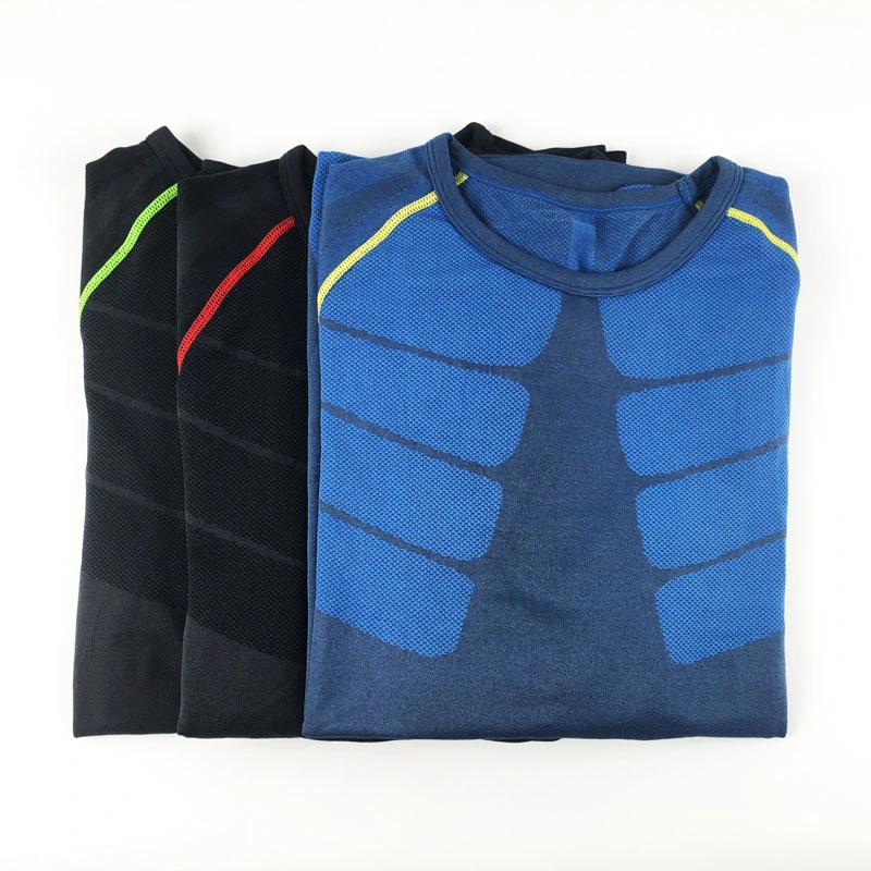Long Sleeve Soft Track Suits 2021 Compression Clothing Men's Sportwear Suit Gym Man Black T Shirt Sport Men Sportswear Custom Track Suit Men