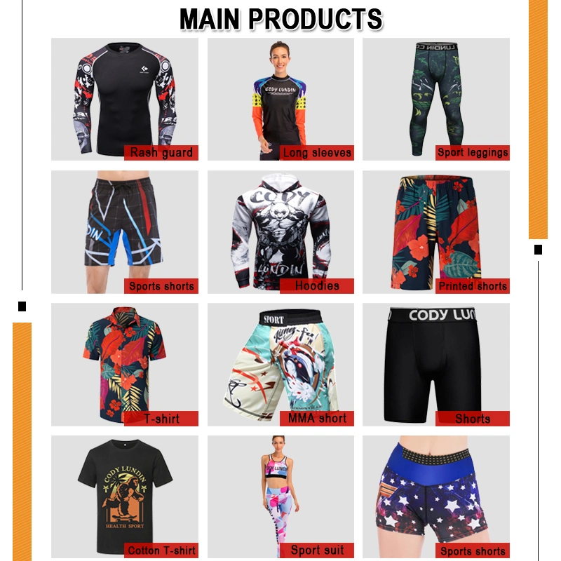 Cody Lundin Board Shorts Sublimation MMA Sport Wear Custom Shorts Clothes