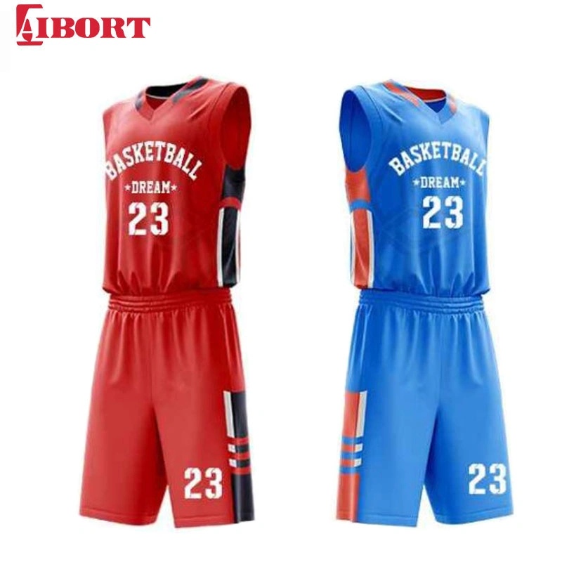 Aibort 2020 Hot Selling Blank Reversible Dry Fit Basketball Wear Custom Sublimation Basketball Jersey (J-BSK018 (2))