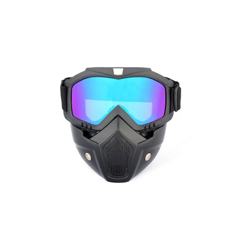 Motorcycle Goggles with Mask for Masque Motocross Men Women Outdoor Riding Windproof off Road Helmets Mask Goggles