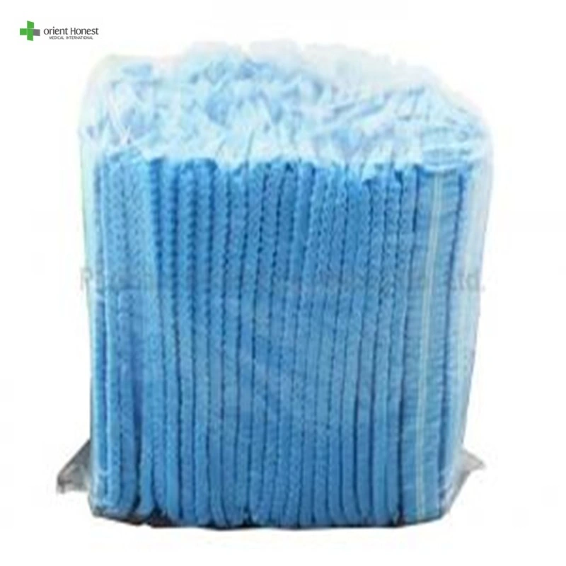 Disposable Bouffant Hair Cover Non Woven Head Cover Single Use Round Cap