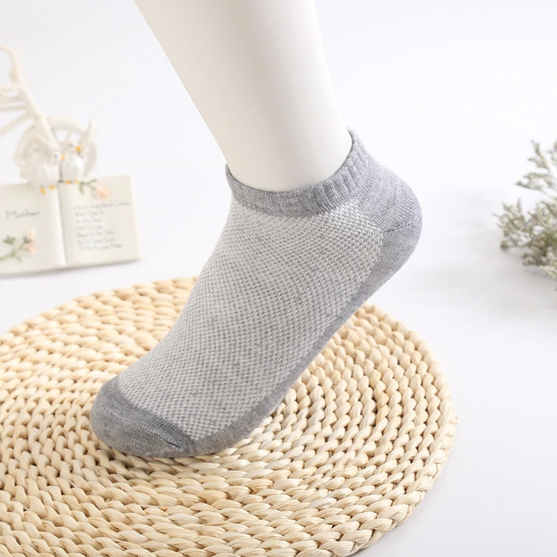 Ankle Socks Custom Athletic Ankle Socks Mesh Fabric Cotton Spandex Summer Ankle Socks