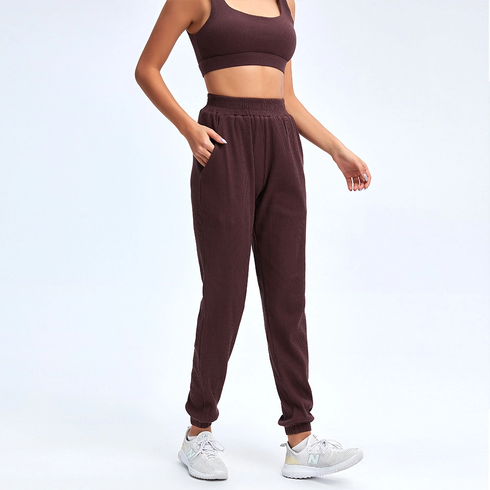 Woman Sports Bra Set Bra and High Waist Joggers Tracksuits Sexy 2 Pieces Outfit Elastic Power Sport Yoga Set