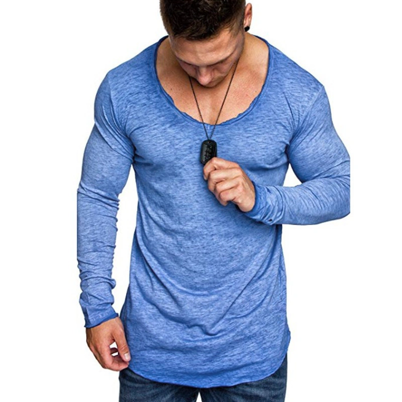 New Men's T-Shirt Fit Casual T-Shirt Workout Men Compression Running Shorts