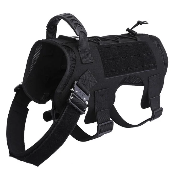 Tactical Dog Training Vest Harness with Mesh Padding