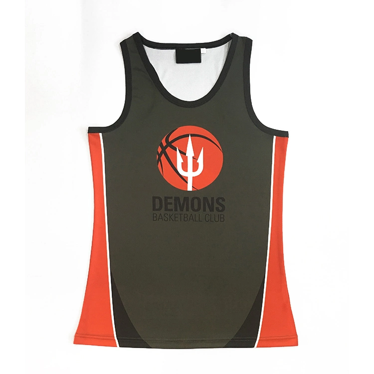 New Custom Sublimated Running Vest/Singlets Printed Breathable Dri Fit Running Singlet Wholesale