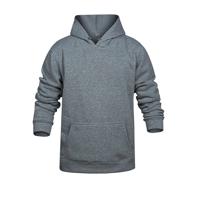 Wholesale Fleece Sweater Fashion Casual Custom Hoodie Pure Cotton Men Pure 100% Cotton Blank Hoodie