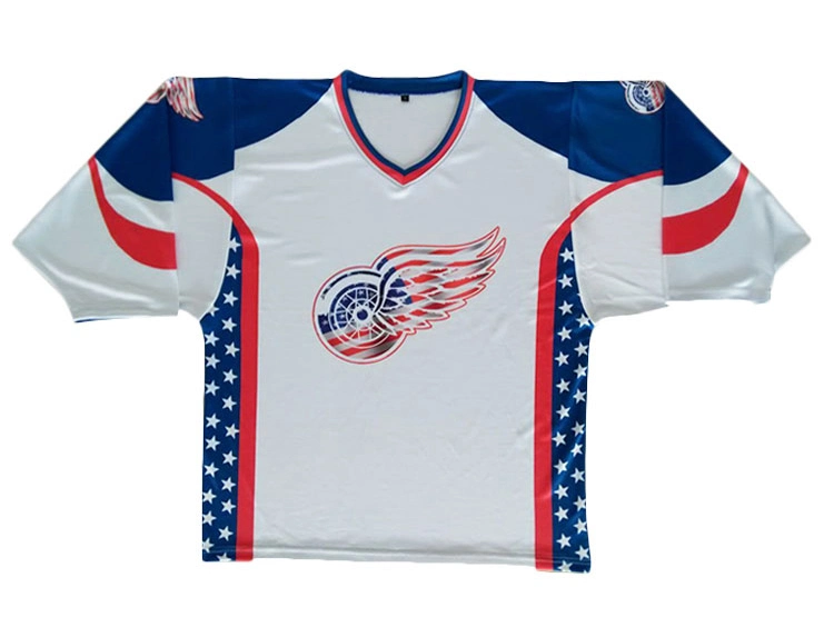 Design Custom Made Hockey Jersey Sublimated Ice Hockey Jersey Team Uniforms Team Logo Jersey