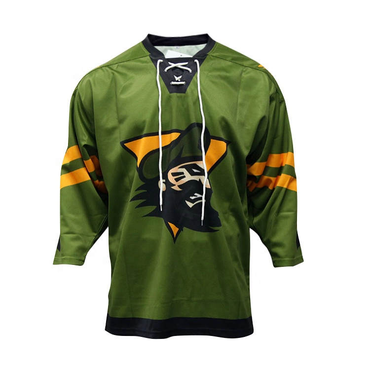 Full Sublimation Printing Wholesale Sports Wear Ice Hockey Practice Jersey Cheap Custom Team Men Hockey Jerseys