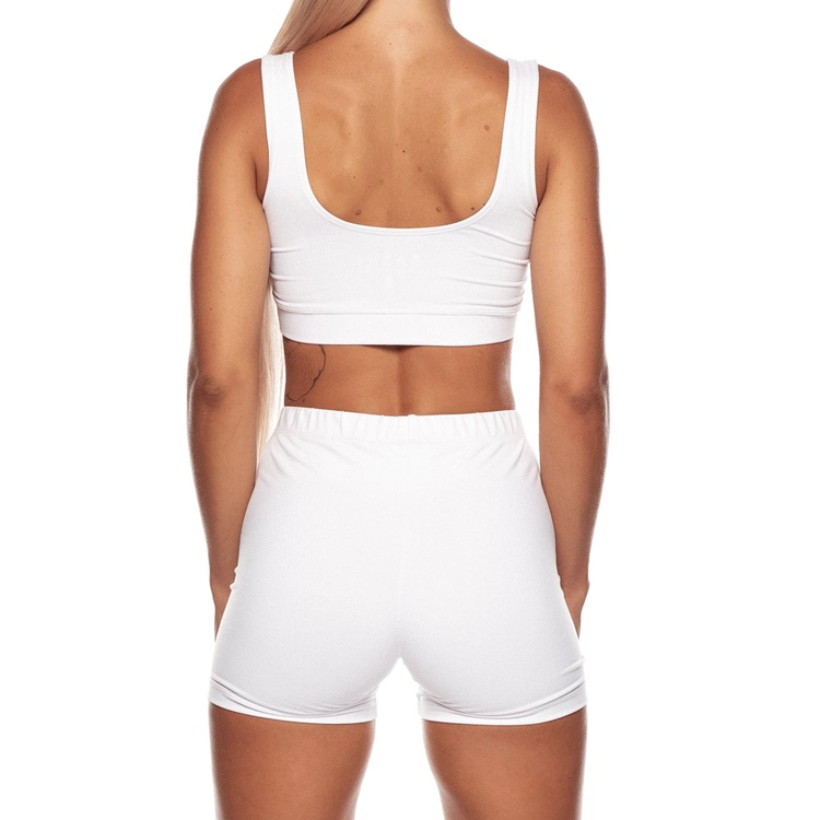 Australia Activewear Sets Nylon Spandex Compression Sports Bra and Yoga Shorts