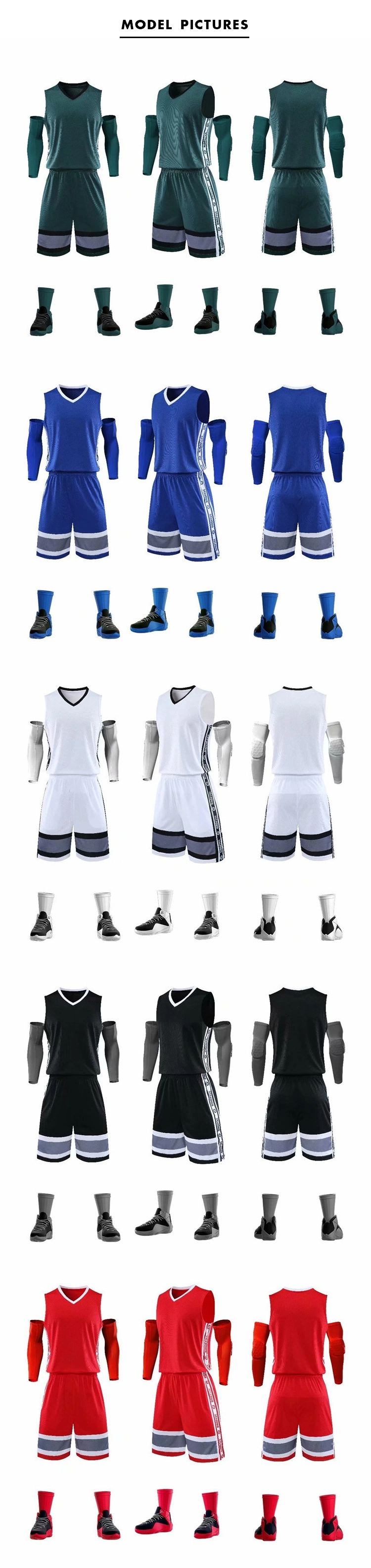 High Quality Sports Sleeveless Sublimation Quick Dry Men Basketball Wear