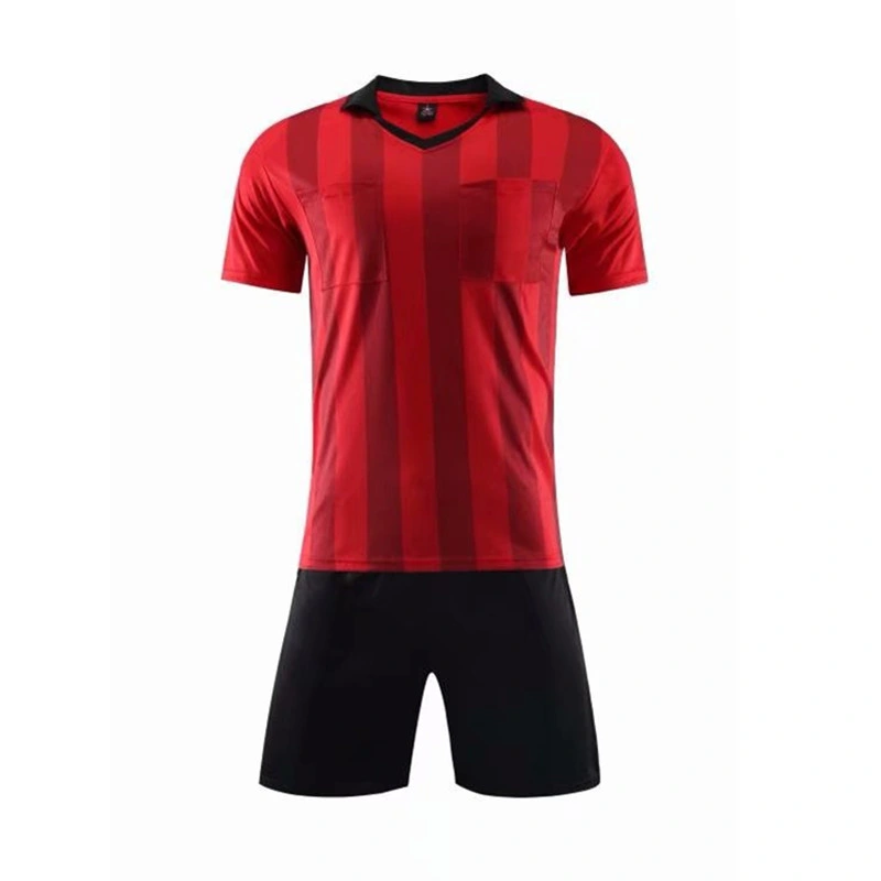 Summer Short Team Uniforms Soccer Referee Jersey Set for Men
