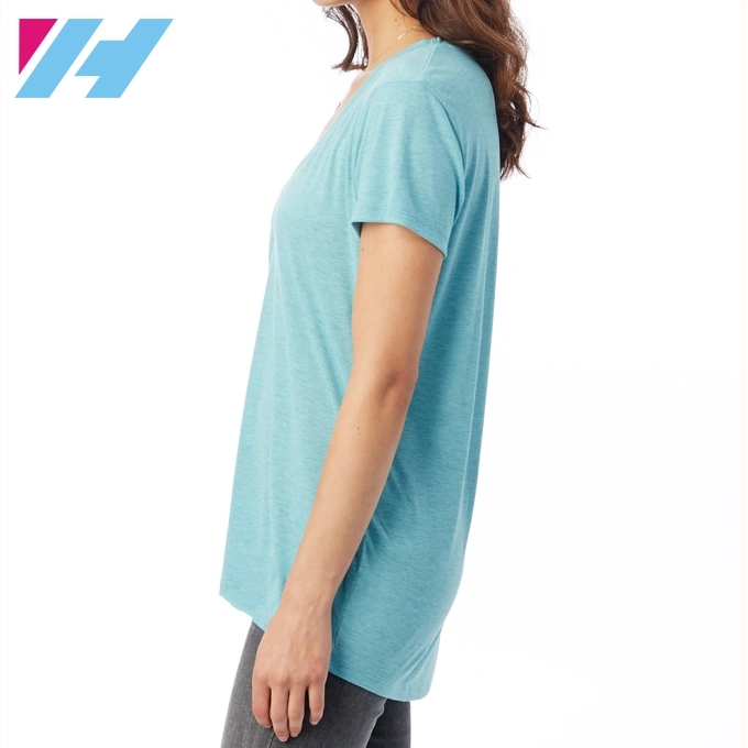 Quick-Dry Light Weight Gym Fitness Womens Tshirt