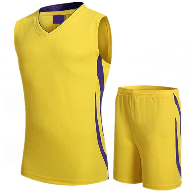 Fashion Men's Basketball Uniforms Suits Breathable Sleeveless Sports Clothes Sets