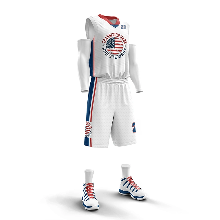 Latest 2020 Basketball Jersey Custom Design Sublimation Campus Wind Team Wear Generic Basketball Suit