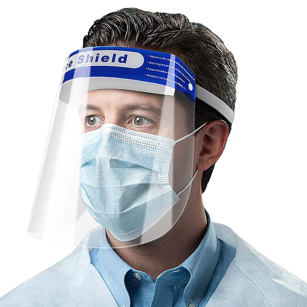 Wholesale Anti Fog PPE Plastic Eye Protective Safety Equipment Adjustable Face Mask Shield Visor Manufacturers