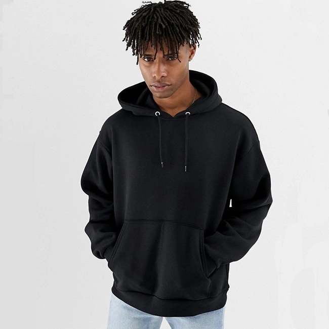 Custom High Quality Men Casual Oversized Hoodie Design Own Logo Pullover Hoodie