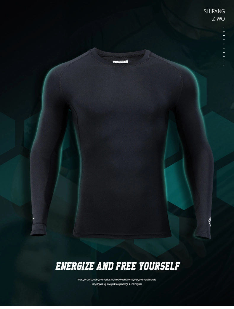 Rigorer Gym Wear Workout Wear Compression Tights Long Sleeve T-Shirt
